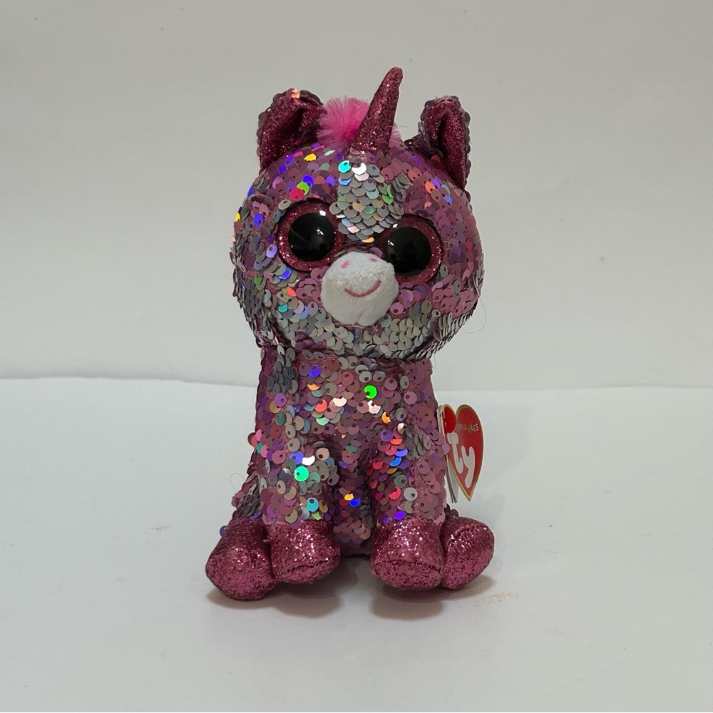 TY Flippables - Sparkle the Unicorn (Glitter Eyes)